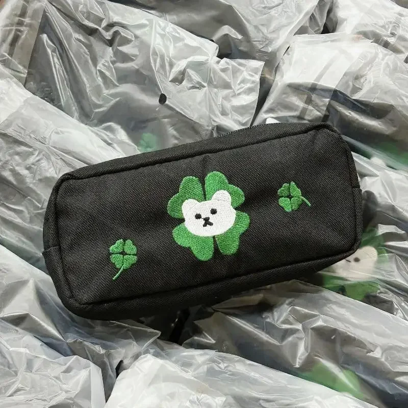 1Pcs Large Capacity Stationery Bag Cartoon Cute Cat Pencil Case Multi Functional Pen Bags Back To School Accessories Gift