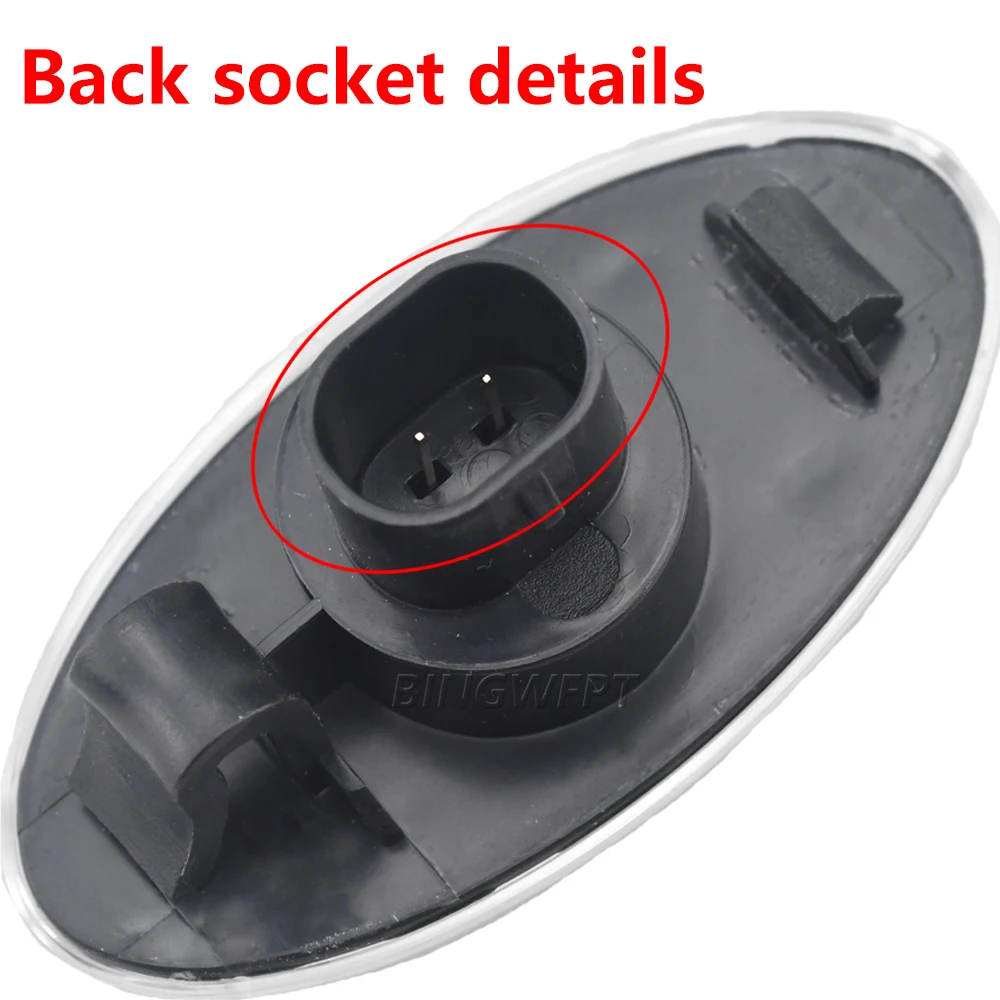 BINGWFPT LED Side Marker Light Repeater Lamps For Suzuki Swift Jimmy Vitara SX4 S-Cross Alto For Fiat Sedici Opel Vauxhall Agila