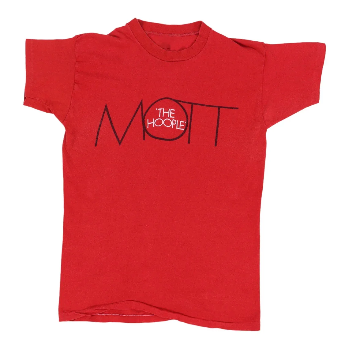 Mott The Hoople Live 1974 T-Shirt Short Sleeve Red Cotton Men S to 5XL BE1119