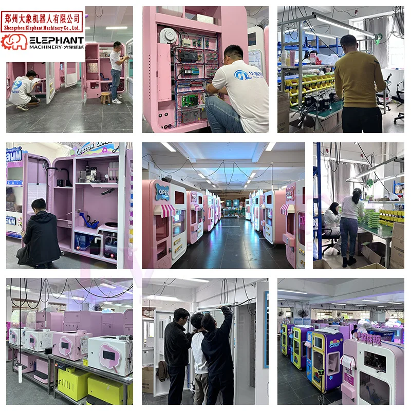 Customized Popular Party Supply For Sellers Small Business Machine Ideas Attractive Cotton Candy Vending Machine