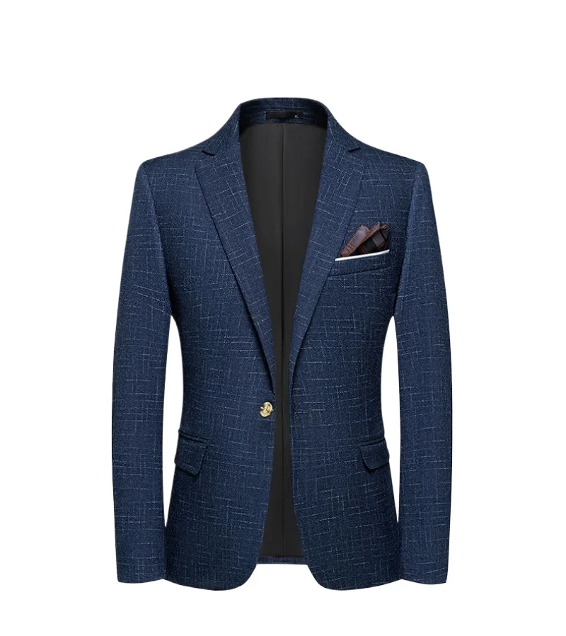 

Новый мужской пиджак, для путешествий на открытом воздухе, в полоску, для молодежи, для свадьбы, для хостби, кампуса, для похудения, повседневный пиджак в корейском стиле