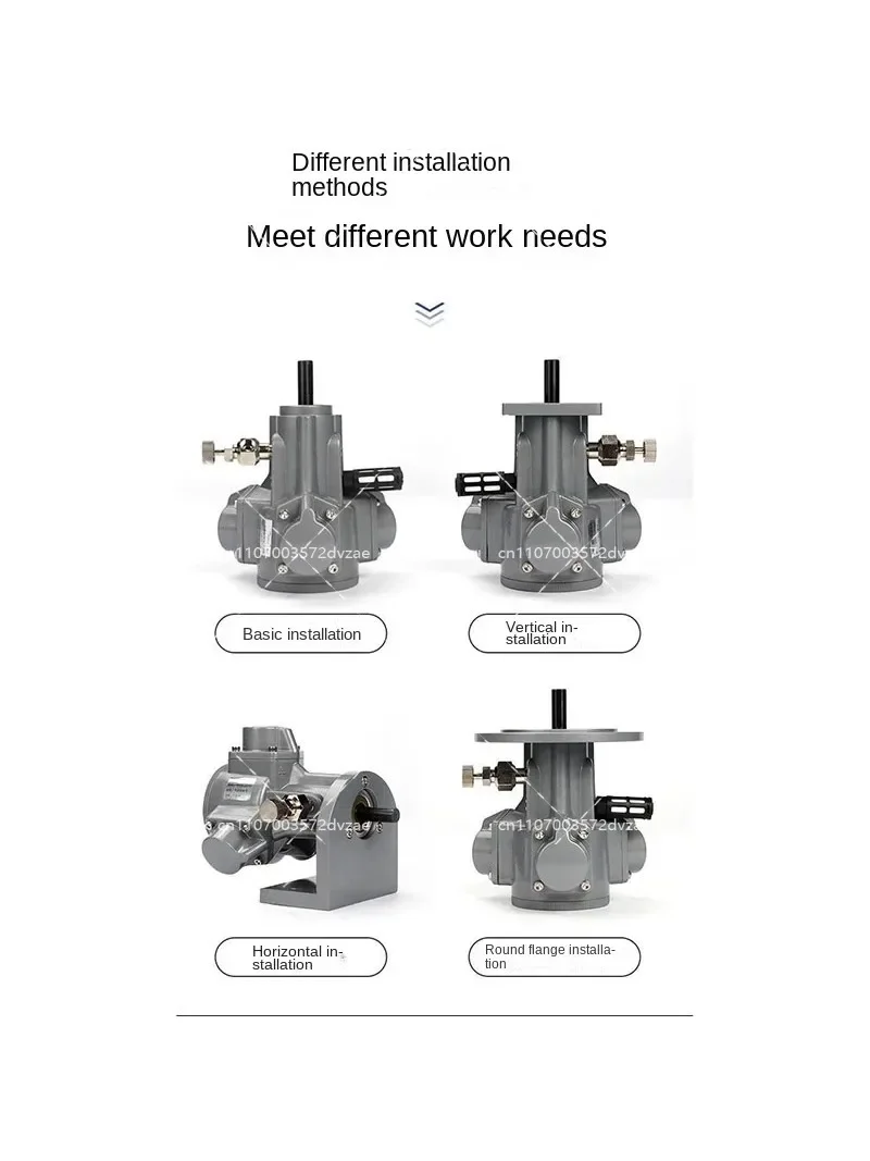 

010 High Torque Pneumatic Motor Low-Speed High-Power Explosion-Proof Motor with Forward And Reverse 1/8HP 1100RPM