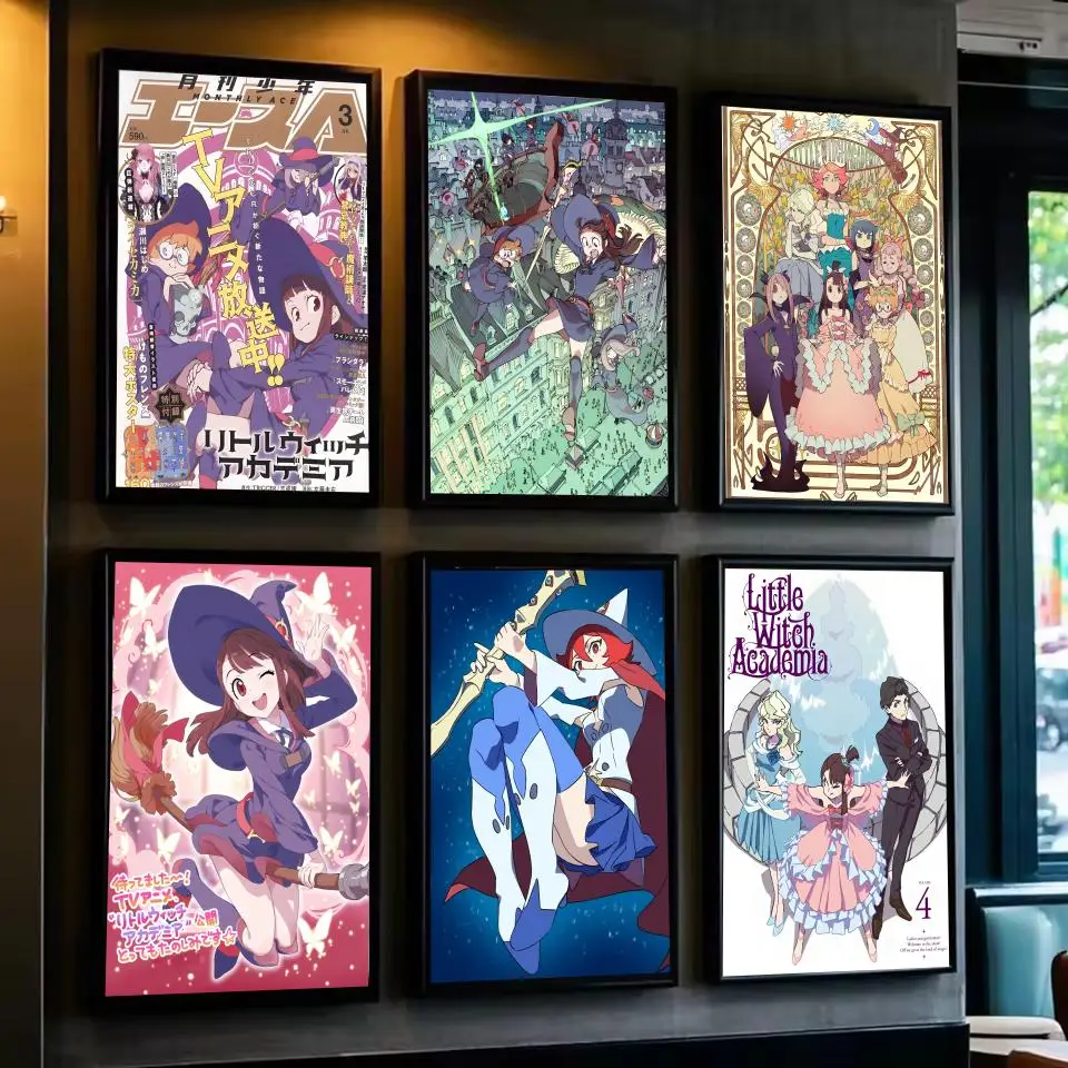 

Magic Anime L-Little Witch AcademiaS Poster For Living Room,bedroom,bar Wall Art Prints Paper Sticker Decoration Gifts
