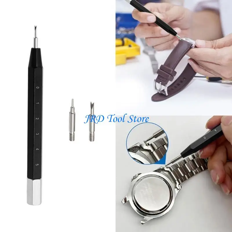A2UD Watch Case Opener Steel Knife Back Cover Pry Remover For Battery Replacement