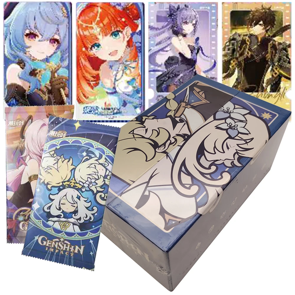 Genshin Impact Limited Collection Cards Popularity Open World Battle Game Popularity Characters Cards Players Cherish Fun Toys