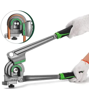 Tubulação Bender para Reparação HVAC Refrigeração, Cobre e Alumínio, Ferramenta de Dobra, OD, 180 Graus, 1/4 10 principais vendas maquina de curvar tubo - №10