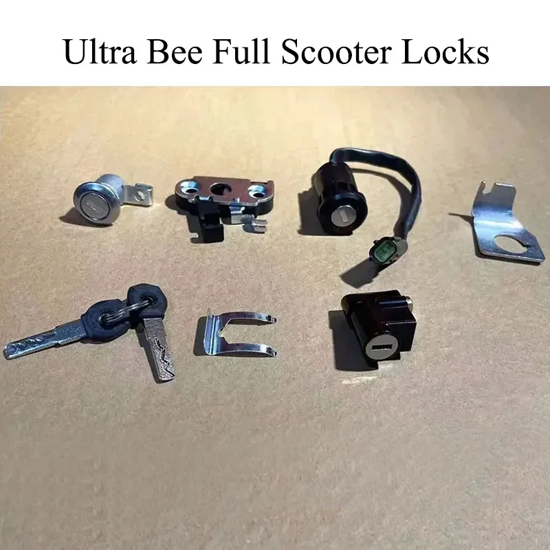 Motorcycle Lock for SURRON Ultra Bee Locks Full Scooter Lock Three Sets of Locks Electric Bikes Off-road Motorcycle Accessories