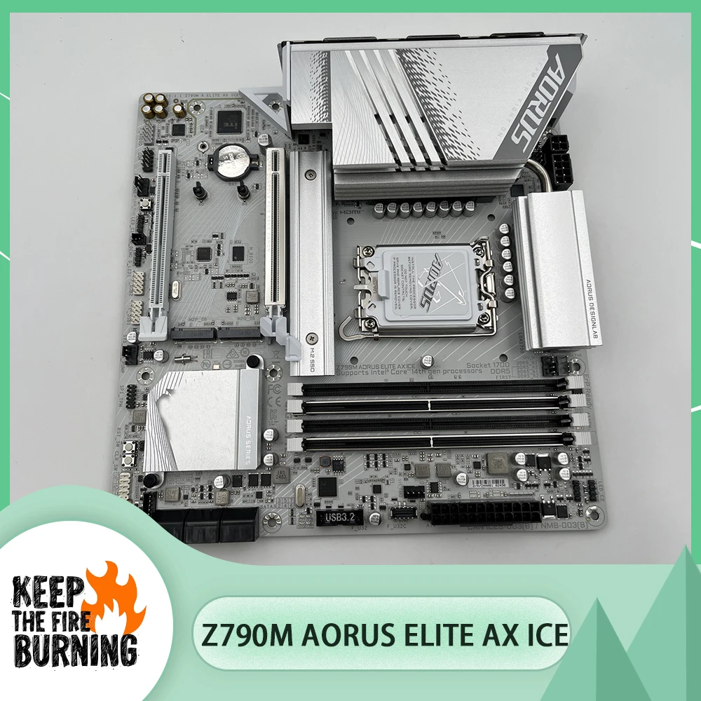 

Материнская плата для ПК GIG-AB-YTE Des-ktop Wi-Fi 6E Z790M AORUS ELITE AX ICE