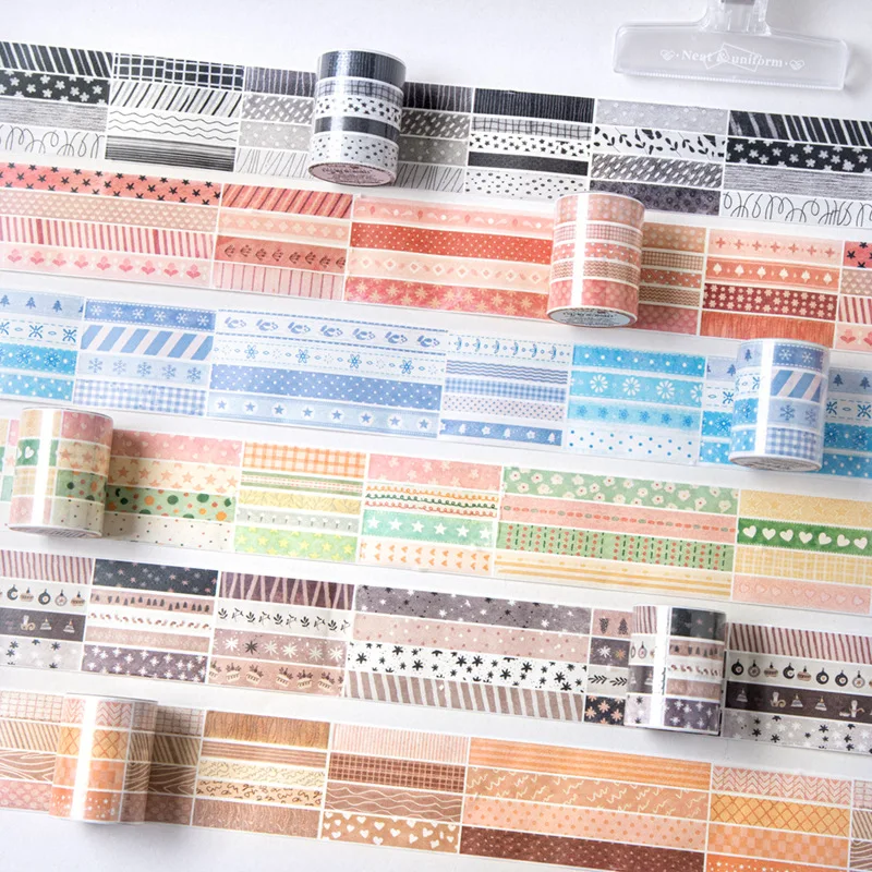 6pcs/1lot Decorative Adhesive tapes Chunye Weaving Dreams paper masking tapes Junk Journal Scrapbooking stikcers Paper Japanese
