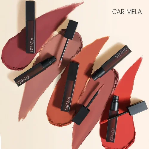 CARMELA lápices labiales terciopelo mate barro labial taza antiadherente de larga duración impermeable aire sensación desnuda esmalte de labios cosméticos de maquillaje de Corea