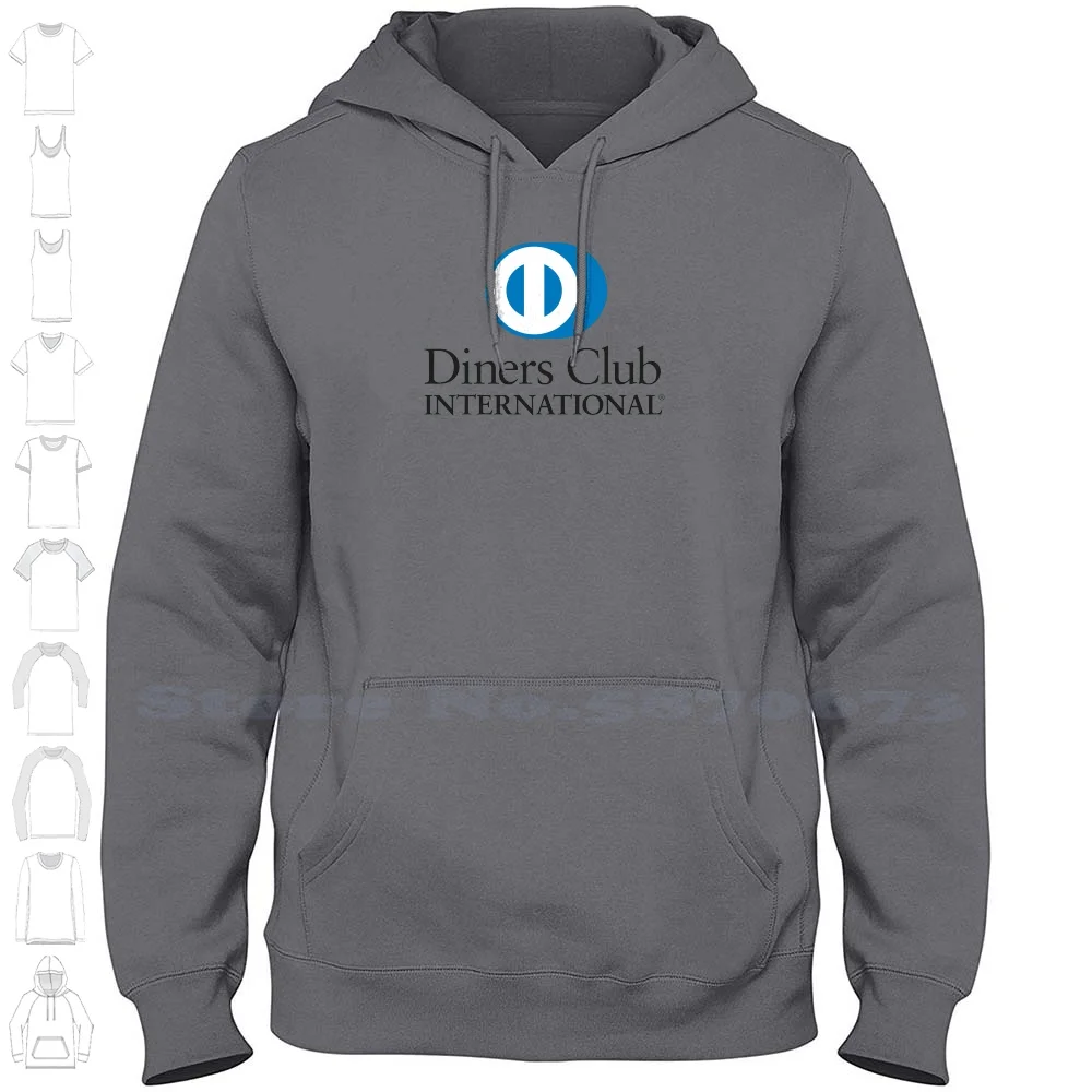 

Diners Club Международный логотип, Модный свитшот, высокое качество, 100% хлопок, толстовки