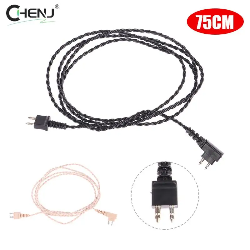 72cm Hearing Aid 2 Pin Cable Body Aids Unilateral Cord Wire for Siemens Pocket Hearing Aids