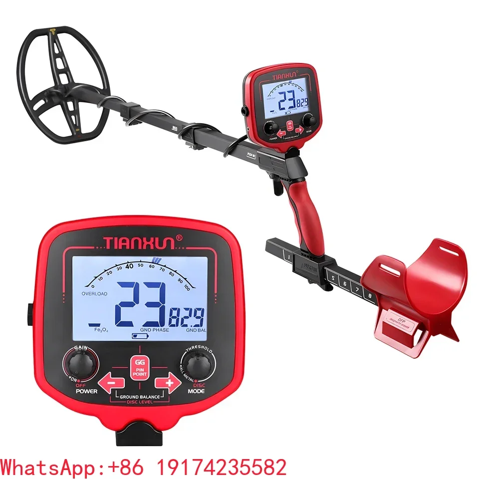 TX850 Updated Professional Underground Metal Detector Gold Digger Treasure Hunter Pinpointer Depth 25m Scanner Search Finder