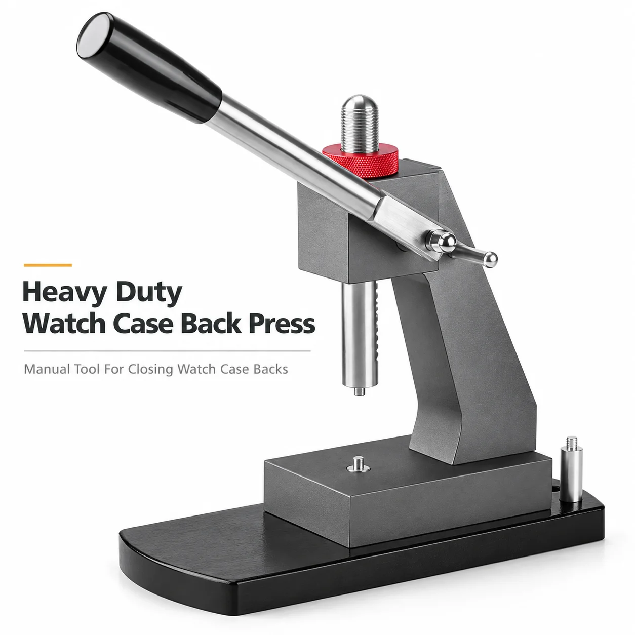 AOLIVIYA 6173 Heavy Duty Watch Press Tool Metal Case Back Closer Crystal Glass Fitting Machine Manual Lever Watchmaker Repair