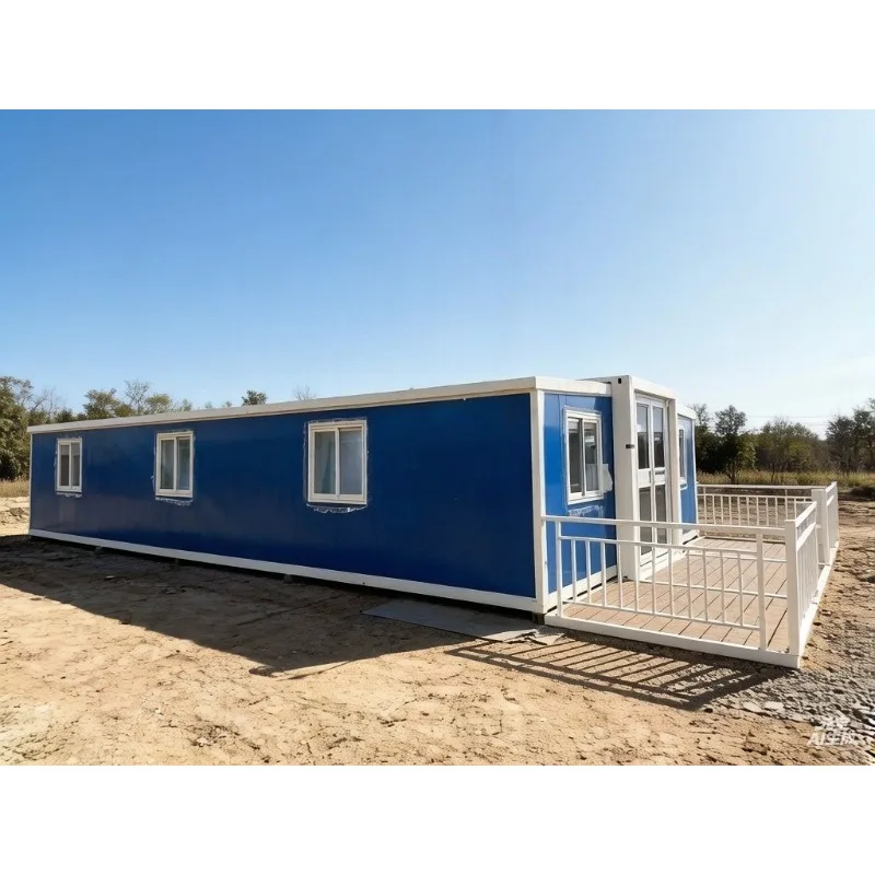 Expandable Container House Forest Cabin 20ft 40ft Luxury Tiny Home Prefab Home Prefabricated House Warehouse Barn Folding Room