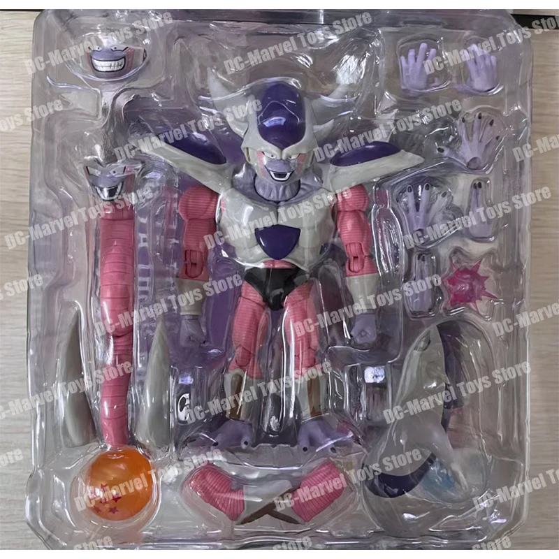 Original Bandai S.H.Figuarts serie Shf Dragon Ball Z Frieza tercera forma Sdcc Anime figura de acción regalos en miniatura Juguetes