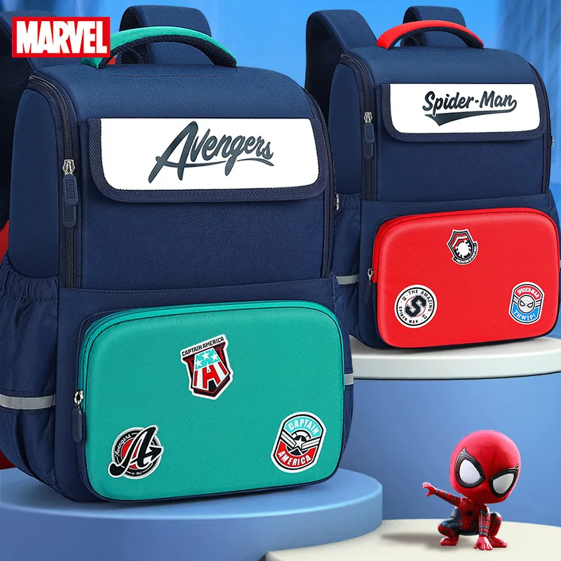 

Disney Spider Man School Bags For Boys Grade 1-3 Primary Student Shoulder Orthopedic Backpack Large Capacity Kids Gifts Mochilas