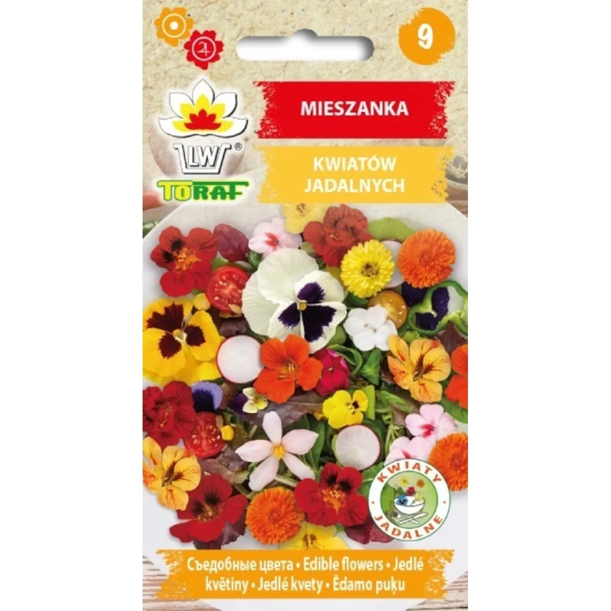 Flower mix edible seeds 3G flower seeds for TORAF garden home