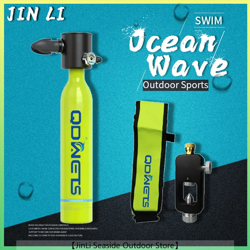 

Diving Cylinder Diving Tank Equipment, Dive Cylinder With 5-10Minutes Capability 0.5 Litre Capacity Refillable Design