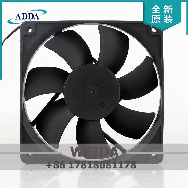 Original ADDA AD12012DB257000 12-inch 120X120X25MM desktop computer case with ultra-quiet cooling fan