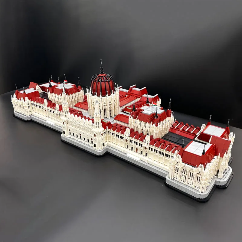 منتج جديد رائع MOC بنة نموذج بودابست البرلمان التكنولوجيا وحدات لعبة الأطفال لتقوم بها بنفسك مجموعة التجميع