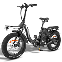 FAFREES F20 X-MAX Adult Electric Bike, 48V 30Ah Battery,750W Motor Electric Bike, 20*4Inch Mountain Ebike, Max Speed 25 Km/h 