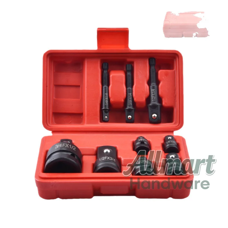 

3/4 Socket to Square Adapter, Pneumatic Heavy-Duty Air Impact Large-to-Medium Joint, Industrial-Grade Transition Tool Set
