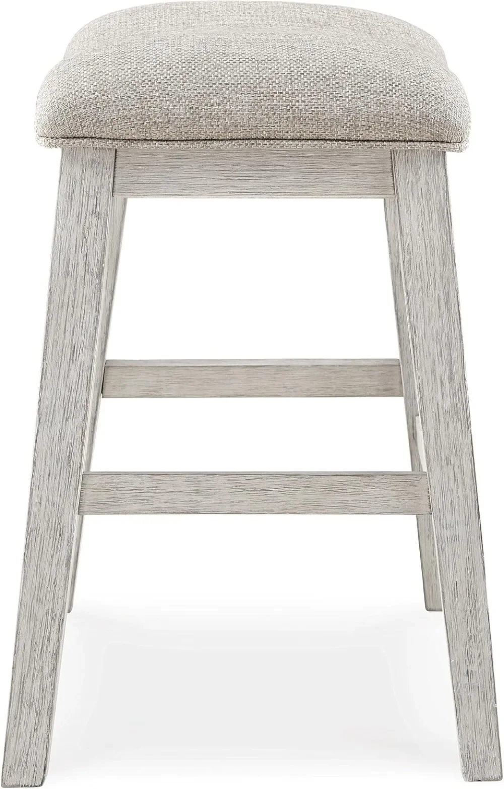 Barstool estofado moderno, Signature Design, 24 em altura contrária, 2 Contagem