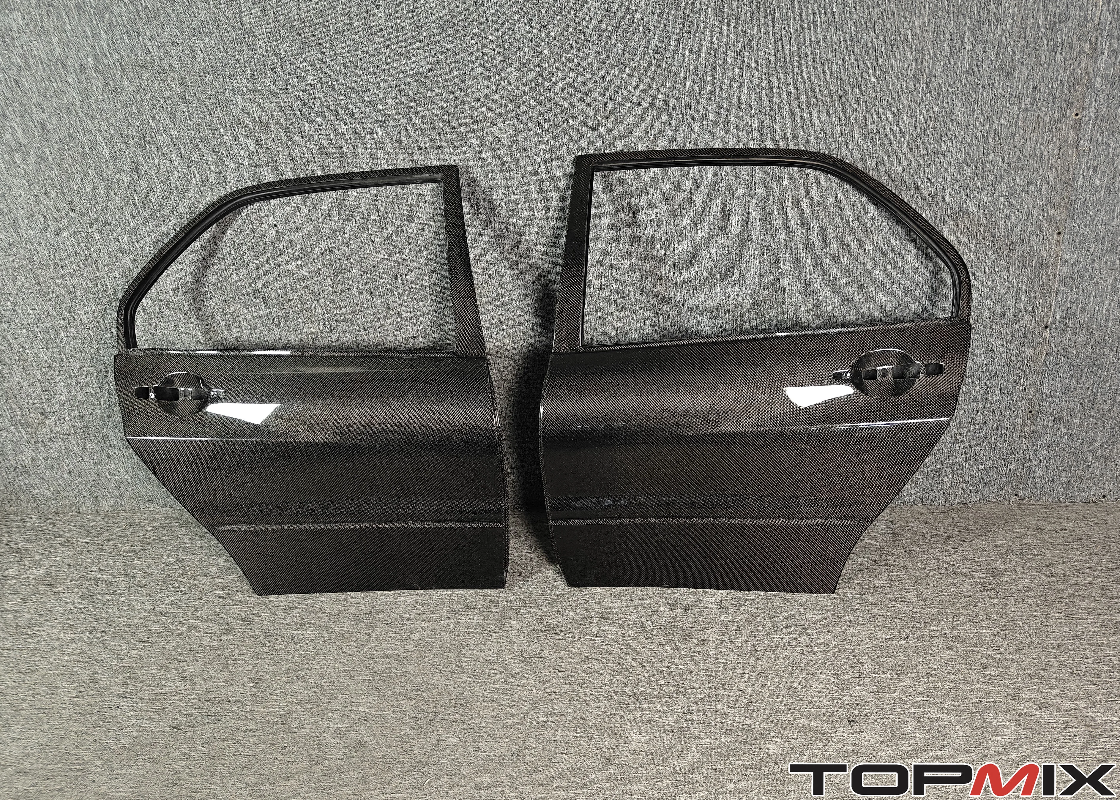 リアルカーボンファイバー車のドア三菱ランサーエボリューション 7/8/9 に適合