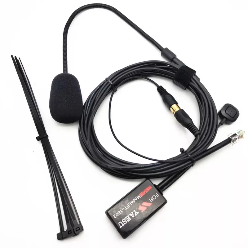 Yaesu FT-7800 Car Radio Finger PTT Mic 6-Pin Hands-free Microphone for FT-8800 8900 FT-1802 FT-1807 FTM-350 FT8900 Walkie Talkie