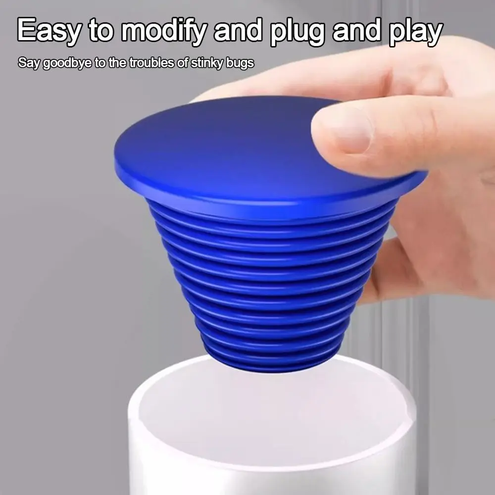 Silicone Sewer Pipe Sealing Ring Anti Odor Anti-clogging Floor Drain Stopper Replacement Stopper Sewer Seal Hole Sealing Plugs