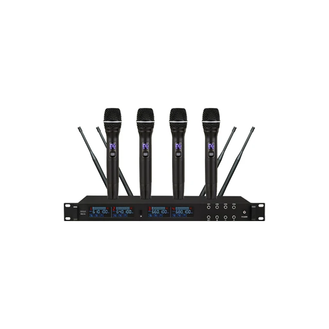 H8604 Professional One To Two Wireless Conference Microphone Handheld Waist Pack