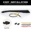 車のグリルライトスバル Crosstrek 2023 2024 2025 デイタイムランニングライト LED DRL ウインカーフロントバンパーランプ白黄色 4