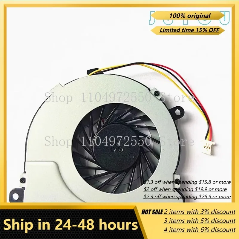 Ventilador de Resfriamento para Dell Inspiron 15-3567 3576 14-3467 5547 554 5548, Peça de Substituição para Ventilador de Notebook, Sistema de Resfriamento