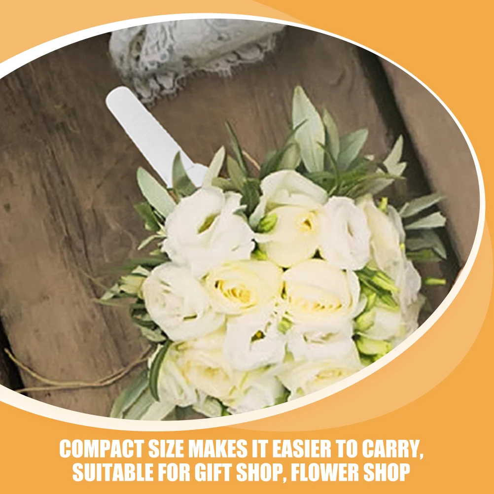 

1 set Foam Flower Holder 1 Set 200mm Diameter DIY Bridal Bouquet Handle Wedding Arrangement Supplies Plastic Lightweight