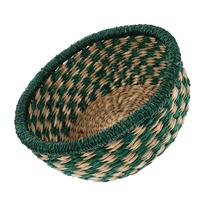 Seagrass Woven Baskets Fruit Kitchen Tray Storage Decorative Rattan Baskets for Organizing Household Storage