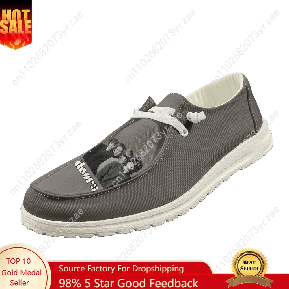 

The Doors Casual Shoe Men Women Breathable Flat Footwear Indoor Outdoor Lightweight Personalized Fashion Pattern Custom Shoes