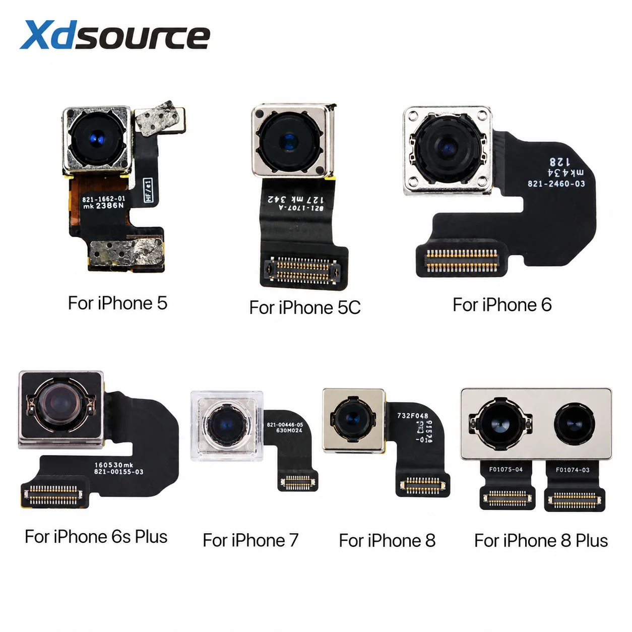 Back Camera For iPhone 5C 5 6 6S 7 8 8 Plus Rear Camera Replacement