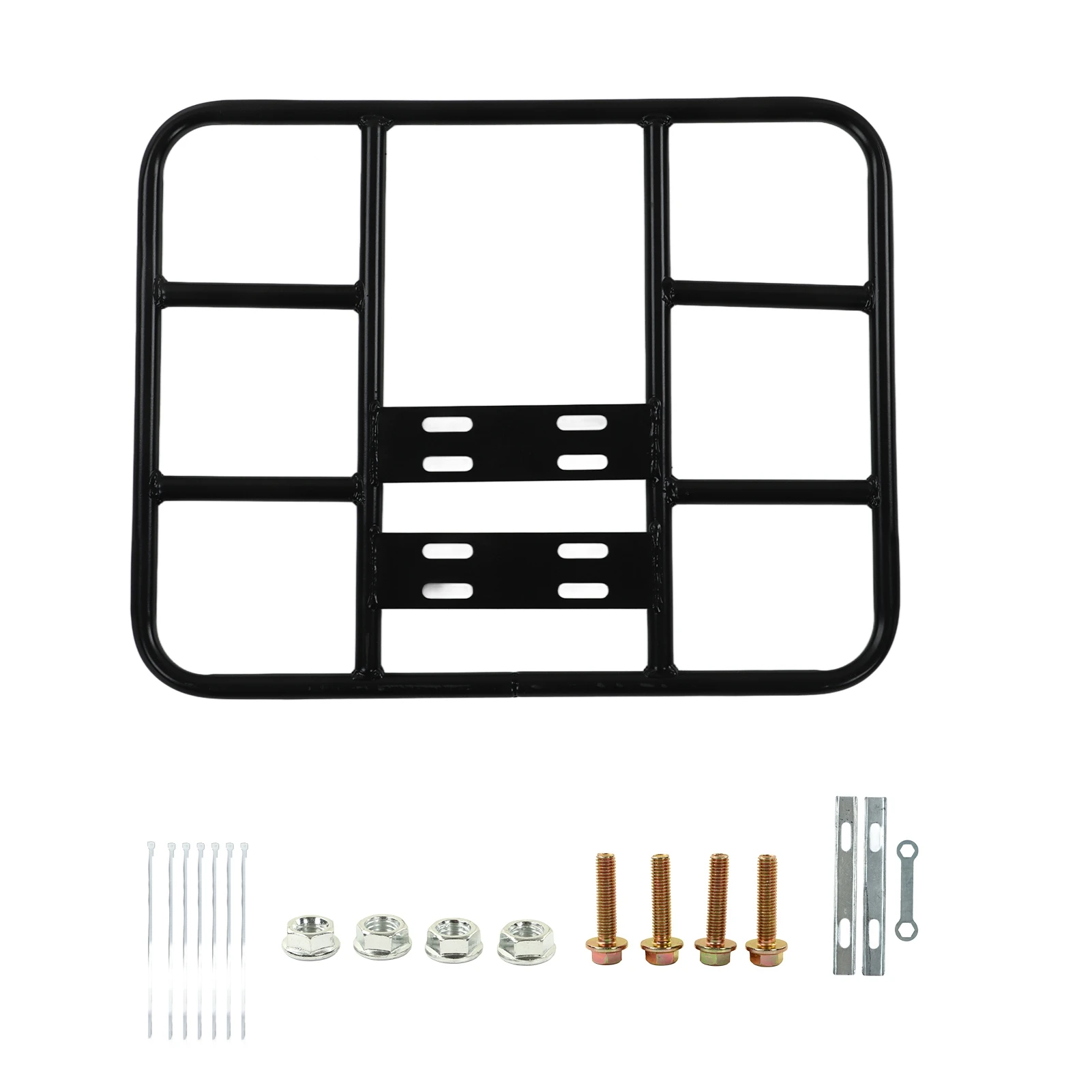 Voedselbezorgdoos Rack Achtergrille 80kg Laden Naadloze stalen buis Universeel voor motorfiets elektrische fiets