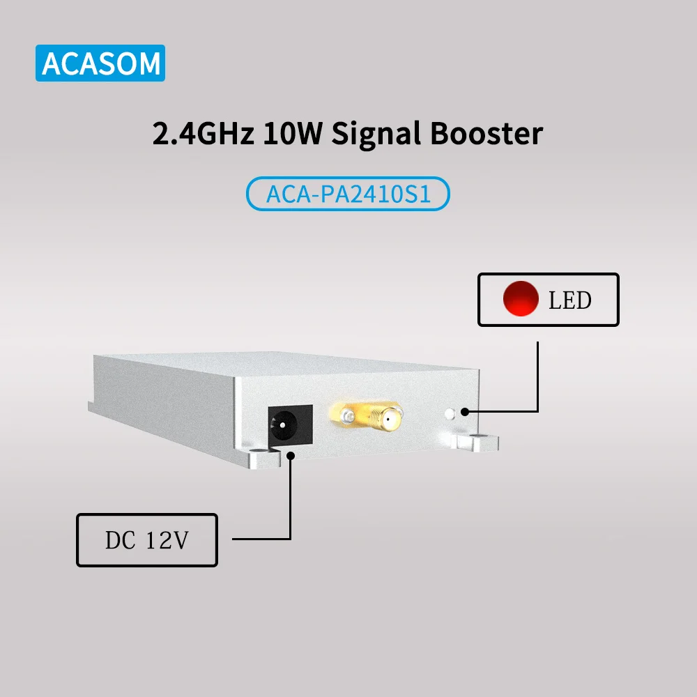 2.4GHz 10W DJI Drone Mavic 3 Phantom Avata  FPV Signal Amplifier Extender Signal Booster Drone Range Extender