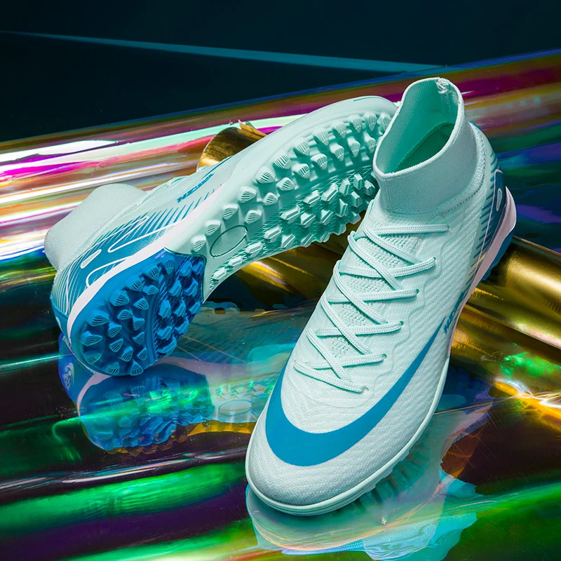 2026 New Summer FG/TF Mens Womens Football Shoes Rebound Shock-absorbing Fashiona Sports Shoes Lightweight Flexible Nail Shoes