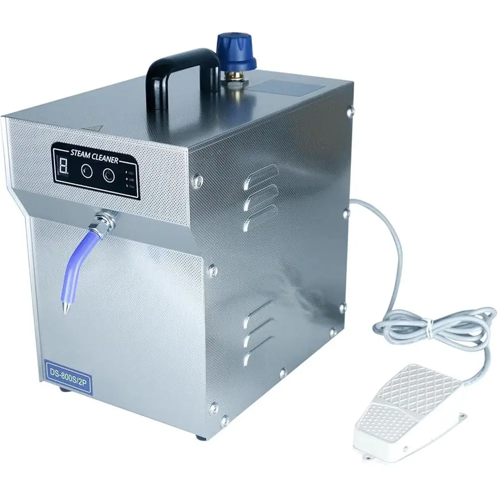 Professional Jewelry Steam Cleaner 1200W 2L High Pressure Efficient Watch Ring Cleaner with Adjustable Nozzles Automatic