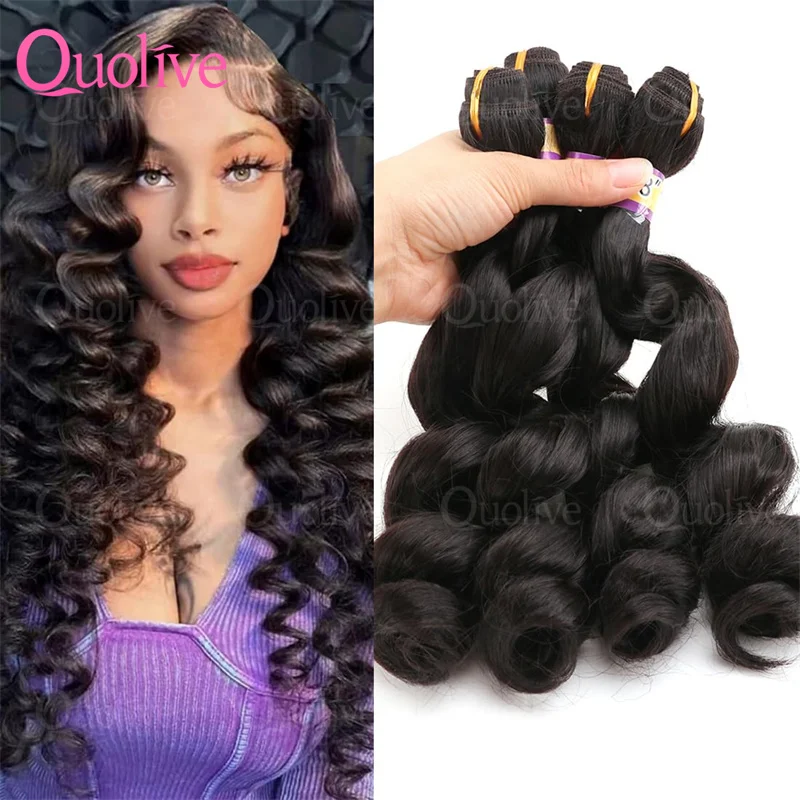 Unprocessed 1/3/4 Bundles Deal 30 Inch Loose Deep Wave Raw Brazilian Human Hair Wet And Wavy Curly Cheveux Humain Extensions