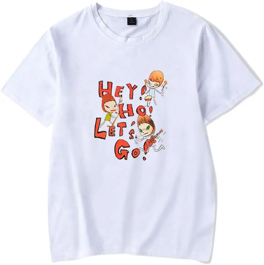 Yoshitomo Nara Life Band T-Shirt Merch Casual Short Sleeved  Tees High Quality 100%Cotton Short Sleeve