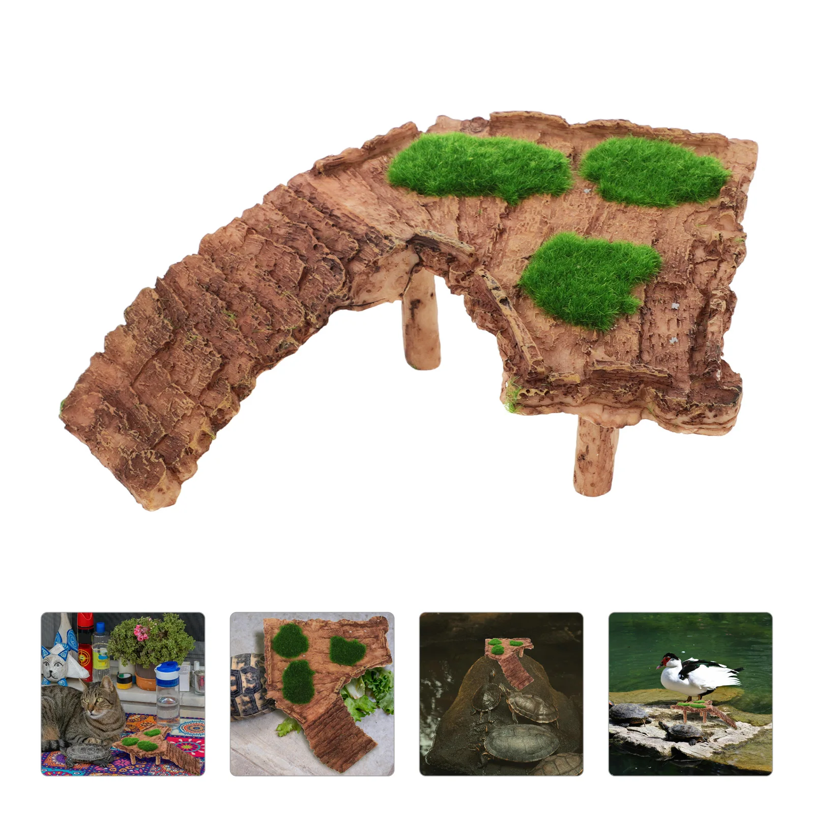 

Resin Basking Accessories Fish Tank Decorations Climbing Platform Aquarium Decor Tortoise Habitat Accessories Reptile Basking