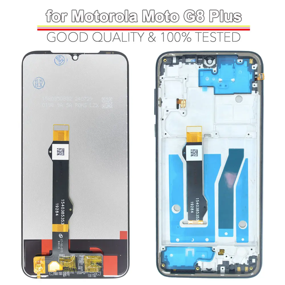 LCD for Motorola Moho G8 Plus LCD Display Touch Screen Digitizer Assembly Replacement for Moto G8 Plus XT2019 Phone LCD Screen