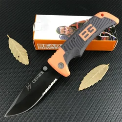 Fixed Blade Straight Knife Knife 8Cr13Mov Blade Rubber Handle High Quality Multi-tool Durable Camping Outdoor Tactical Hand Tool