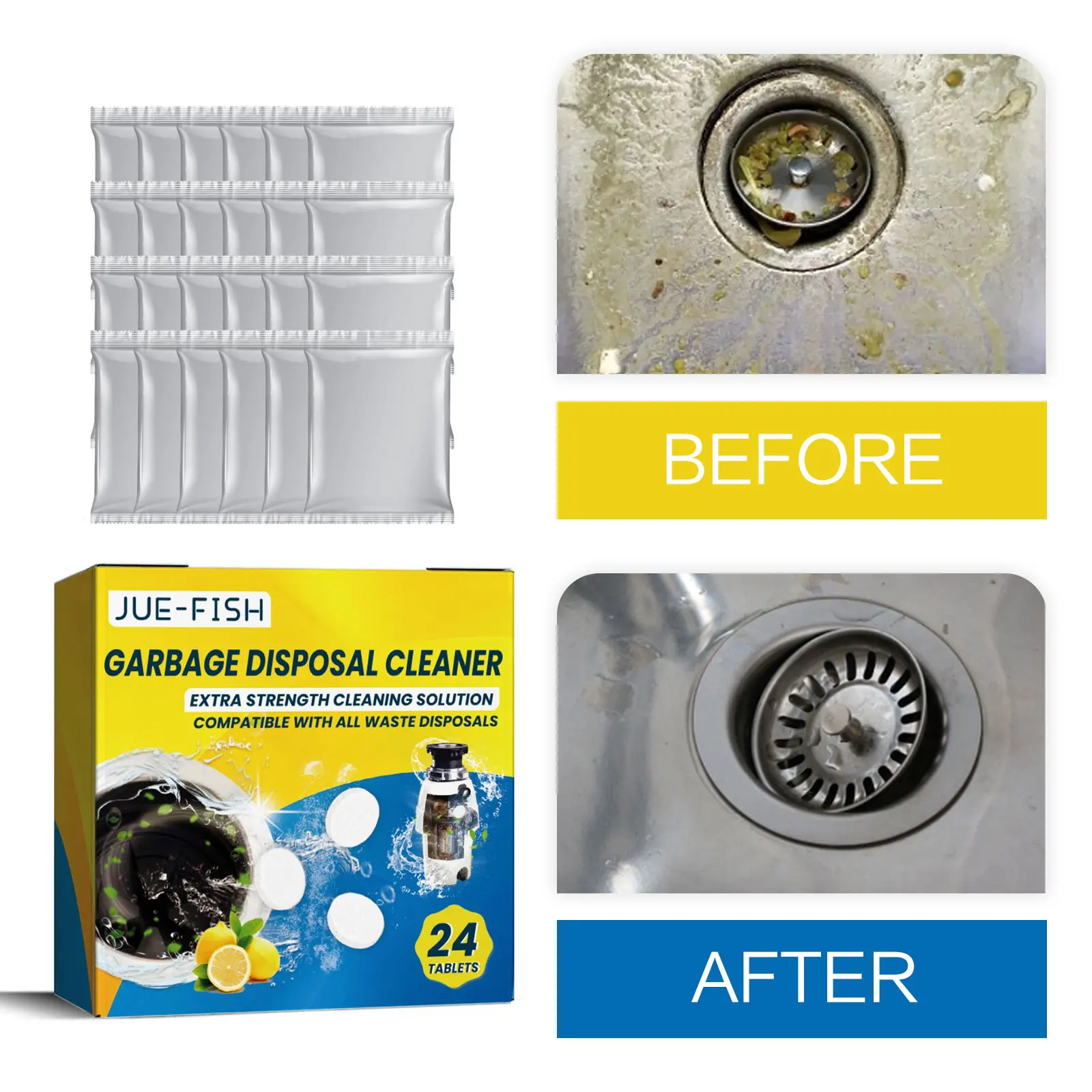 بالوعة أقراص التنظيف التخلص من القمامة الأنظف استنزاف الأنابيب التجريف مزيل العرق بالوعة المرحاض كلوسيستول المطبخ المجاري تنظيف حبوب