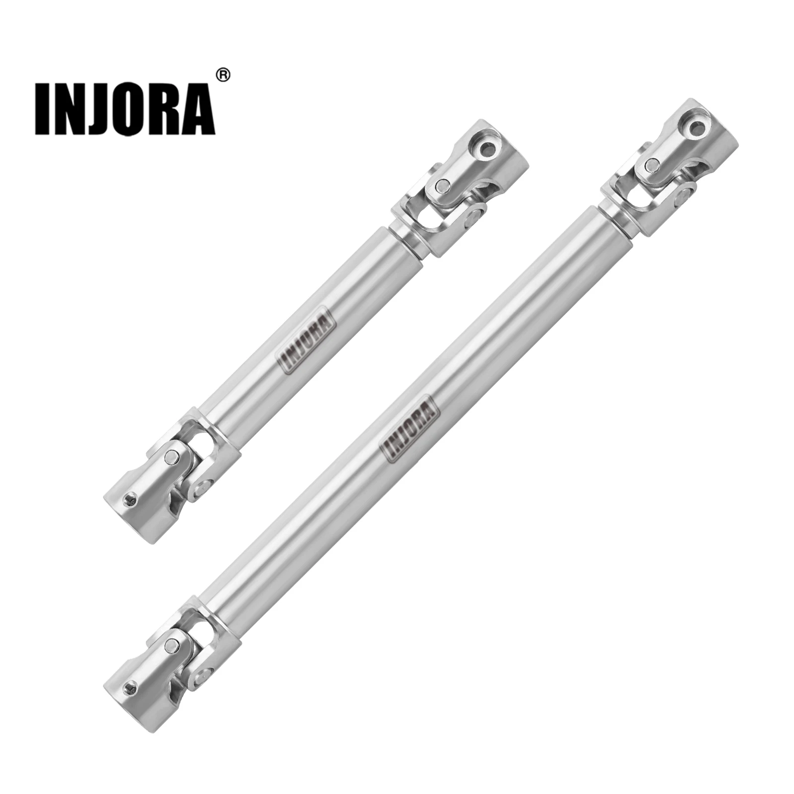 INJORA Stainless Steel Drive Shafts for 1/18 FCX18 K10 HUMMER EV