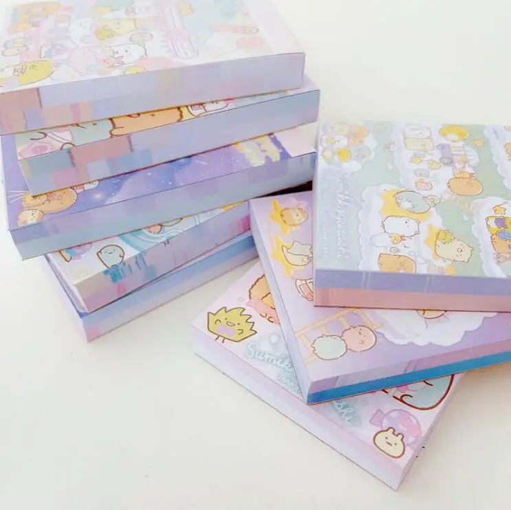 24 pcs/lot Sumikko Gurashi Memo Pad Sticky Note Cute N Times Stationery Label Notepad Bookmark Post School Supplies Wholesale